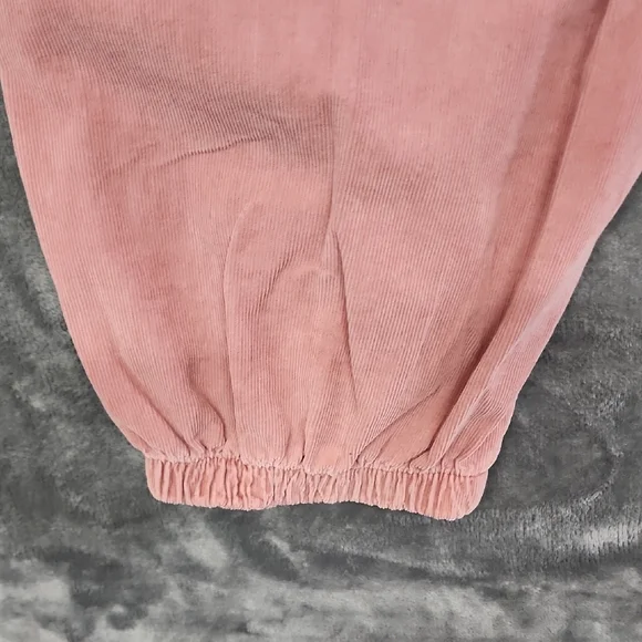 American Eagle Dusty Pink High-Rise Baggy Joggers Cargo sz16 - Picture 5 of 10